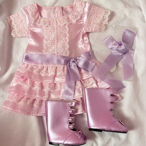 EUC American Girl Samantha's Frilly Frock Outfit